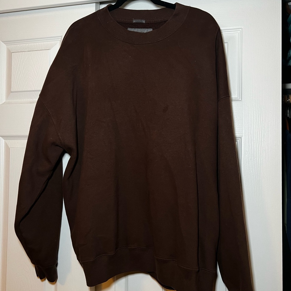 Abercrombie & Fitch Dark Brown Crewneck Sweater